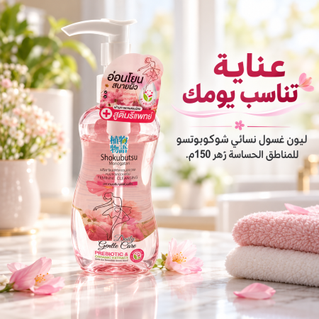ليون غسول نسائي شوكوبوتسو للمناطق الحساسة زهر 150م